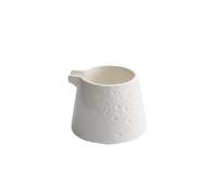 Coffee Milk Pitcher Ensemble de saucière 200 ML, 2 cuillères à sauce en céramique blanche for verser facilement les sauces, les crèmes et les assaisonnements