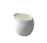 Coffee Milk Pitcher Paquet de 2 pichet à lait avec poignée, capacité de 200 ML Pot à sauce en céramique blanche saucière