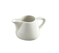 Coffee Milk Pitcher Pichet à lait en céramique avec poignée, saucière de restauration de 200 Ml for contenir les Sauces, la crème(White)