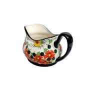 Coffee Milk Pitcher Saucière en céramique avec poignée, récipient à lait, pichet à crème for sauces, salade de lait