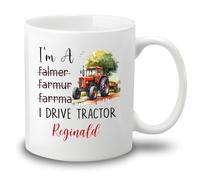 Coffee Mugs Je Conduis Un Tracteur Tasse À Café En Porcelaine Humour Tasses En Porcelaine Pour Amies Homme 330Ml