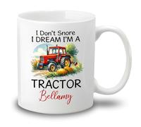 Coffee Mugs Je Ne Ronfle Pas, Je Rêve D'Être Un Tracteur Tasse Céramique Personnalisée Tasses De Petit Déjeuner Pour Amies Fête Des Pères 330Ml