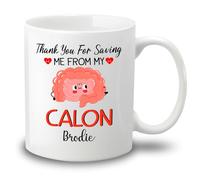 Coffee Mugs Merci De M'Avoir Sauvé De Mon Calon Tasse À Café En Porcelaine Amusants Tasses En Porcelaine Pour Maman Homme 330Ml