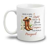 Coffee Mugs Offrez À Une Fille La Bonne Paire De Bottes Tasse À Café En Porcelaine Amusants Tasses En Porcelaine Pour Fête Des Pères Décorer 330Ml
