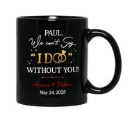 Coffee Mugs On Ne Peut Pas Dire « Oui » Sans Toi Tasse En Céramique Café Amusants Tasses À Thé Pour Décorer Collègue 330Ml