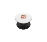 Coffee Pink Up Chemise Cancer Ruban Rose PopSockets PopGrip Adhésif
