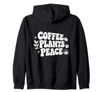 Coffee Plants Peace Cute Botanical Sweat à Capuche