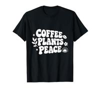 Coffee Plants Peace Cute Botanical T-Shirt Graphique avec Valeur