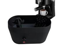 Coffee Portafilter Kit de nettoyage, porte-filtre électrique, brosse de nettoyage avec plateau, convient pour systèmes de 51, 53, 58 mm, ménage, cuisine, bureau, nettoyage quotidien après