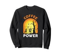 Coffee Powers Funny Cafeine Baristas Coffee Lover Halloween Sweatshirt