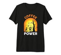 Coffee Powers Funny Cafeine Baristas Coffee Lover Halloween T-Shirt Haut de Gamme
