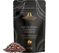 COFFEE PRESTIGE - San Cristobal des Galapagos Équateur (250 gr Grains) - Café équilibré - Arômes chocolat, noix et fruits tropicaux - Intensité 7/10