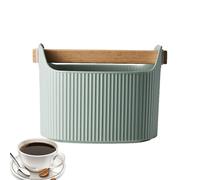 Coffee Puck Knock Box - Compact Grounds Dump Bin, Shell Bucket Tool | Vaisseau de confinement | Déchets portables, plate-forme de récupération de comptoir, accessoire d'unité de retrait