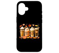 Coffee Pumpkin Latte Spice Coffee Love Fall Season Halloween Coque pour iPhone 16