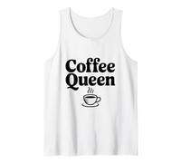 Coffee Queen Funny Coffee Lover for Cafeine Addicts Débardeur