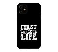 Coffee Roaster First Crack is Life Retro Roasting Design Coque pour iPhone 11
