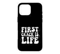 Coffee Roaster First Crack is Life Retro Roasting Design Coque pour iPhone 16 Pro Max