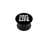 Coffee Roaster First Crack is Life Retro Roasting Design PopSockets PopGrip Adhésif