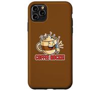Coffee Rocks Singing Loudly Funny Pun Dad Blague Humour Coque pour iPhone 11 Pro Max