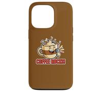 Coffee Rocks Singing Loudly Funny Pun Dad Blague Humour Coque pour iPhone 13 Pro