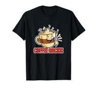 Coffee Rocks Singing Loudly Funny Pun Dad Blague Humour T-Shirt
