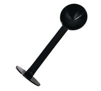 Coffee Scoop, Tamper, End Measuring Pressing Tool Beans Grounds, Non-Slip Comfortable Handle Accessory, Scoop and Press Set for Home Brewing, 5.91x1.97x1.81 Inches