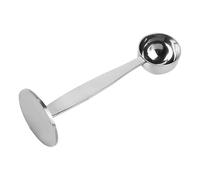 Coffee Scoop With Tamper - 2 In 1 Coffee Spoon | Espresso Scoop With Tamper | 304 Stainless Steel, Measuring And Tamping, Dishwasher Safe, For Coffée Lovers Home Office Travel