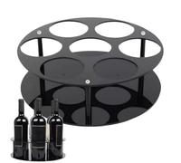 Coffee Syrup Stand - Acrylic Coffee Syrup Rack Organizer,Dispenser Tray Modern Organization Stable Shelf for Offices House Bar Restaurant Cafe Apartment Kitchen Home