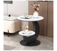 Coffee Table,Corner Table with Storage Shelf, Accent Tables Living Room, Bedroom Side Table, Bedroom Couch for Small Rooms End Table(A1,50cm/19.7in)