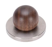 Coffee Tamper, Mini Coffee Tamper with Wooden Handle 304 Stainless Steel Coffee Ground Press Tool for Home Cafe Shop Supplies (51mm)