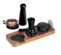 Coffee Tamper Set | 58mm Press Tools for Coffee Powder | Espresso Ground Tamper | for Cafe Office Countertop Home Kitchen Commercial Travel