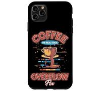 Coffee The Real Stack Overflow Fix Dev Meme Coque pour iPhone 11 Pro Max