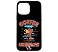 Coffee The Real Stack Overflow Fix Dev Meme Coque pour iPhone 13 Pro Max