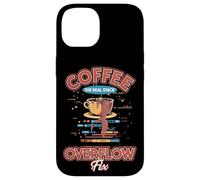 Coffee The Real Stack Overflow Fix Dev Meme Coque pour iPhone 14