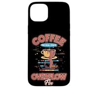 Coffee The Real Stack Overflow Fix Dev Meme Coque pour iPhone 15 Plus