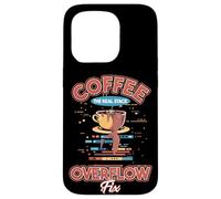 Coffee The Real Stack Overflow Fix Dev Meme Coque pour iPhone 15 Pro