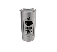 Coffee Time. Have A Cup Design Fun Coffee Drinker Gobelet isotherme en acier inoxydable double paroi