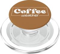 Coffee Weather Fall Coffee Books Tis The Season Coffee Lover PopSockets PopGrip pour MagSafe
