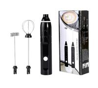 Coffee Whisk - Stainless Steel Hand Frother Blender, Electric Foam Maker Wand, Milk Latte Cappuccino Mixer, Hot Chocolate Protein Drink Egg Baking Kitchen Restaurant Use Case Tool Accessory