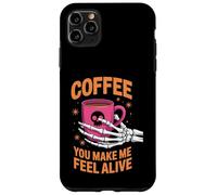 Coffee You Make Me Feel Alive Halloween Coque pour iPhone 11 Pro Max