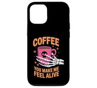 Coffee You Make Me Feel Alive Halloween Coque pour iPhone 12/12 Pro