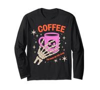 Coffee You Make Me Feel Alive Halloween Manche Longue