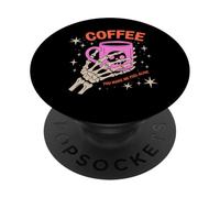 Coffee You Make Me Feel Alive Halloween PopSockets PopGrip Adhésif