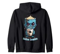Coffee Zombie - Café Monstre - Bonjour Sweat à Capuche