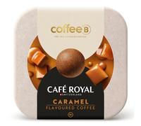 CoffeeB Café Caramel Aromatisé - Boules de café pour machines CoffeeB, 100% Arabica - le système à capsule sans capsule (x9)
