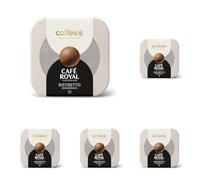 CoffeeB Café Ristretto - Boules de café pour machines CoffeeB, mélange Arabica/Robusta - le système à capsule sans capsule (x9) (Lot de 5)