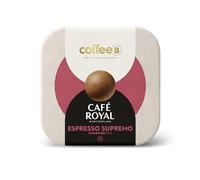 CoffeeB Café Royal Espresso Supremo - Capsules de café compostables, 9 unités, compatibles avec les machines CoffeeB, aux notes de barrique, figue, cacao et noix