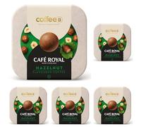 CoffeeB Café Royal Hazelnut - Boules de café compostables, 9 unités, compatibles avec les machines CoffeeB, avec des notes de noisettes fraîchement torréfiées (Lot de 5)