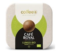 CoffeeB Café Royal Lungo Bio - Boules de café compostables, 9 unités, compatibles avec les machines CoffeeB, avec des notes de citron, céréales et mélisse