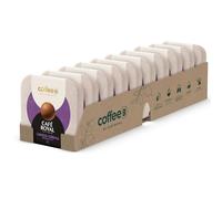 CoffeeB Café Royal Lungo Crema - Capsules de café compostables, 10x9 unités, compatibles avec les machines CoffeeB, aux notes de fruits rouges, noix et chocolat noir